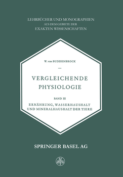 Vergleichende Physiologie von Buddenbrock,  W.