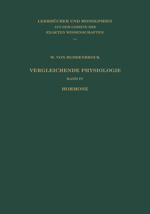 Vergleichende Physiologie von Buddenbrock,  W.