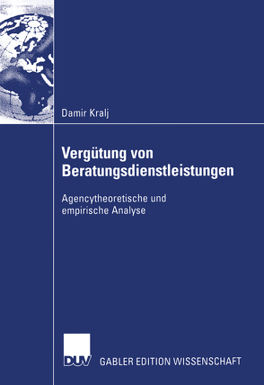 Vergütung von Beratungsdienstleistungen von Kralj,  Damir