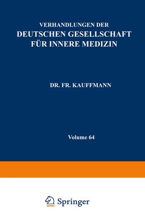 Verhandlungen der Deutschen Gesellschaft für Innere Medizin von Kauffmann,  Fr.