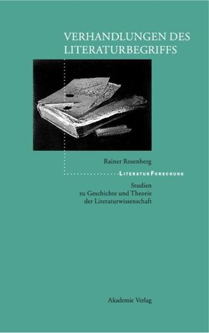 Verhandlungen des Literaturbegriffs von Rosenberg,  Rainer