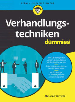 Verhandlungstechniken für Dummies von Wirrwitz,  Christian