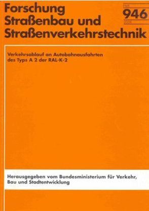 Verkehrsablauf an Autobahnausfahrten des Typs A 2 der RAL-K-2 von Friedrich,  B, Hoffmann,  S, Irzik,  M