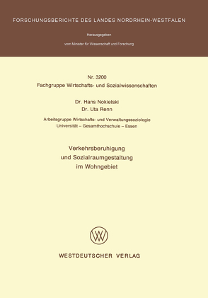 Verkehrsberuhigung und Sozialraumgestaltung im Wohngebiet von Golomb,  Egon