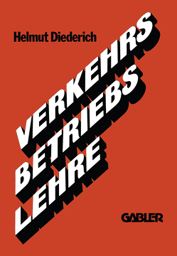 Verkehrsbetriebslehre von Diederich,  Helmut