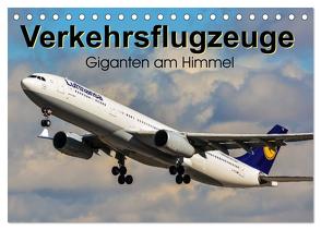 Verkehrsflugzeuge (Tischkalender 2024 DIN A5 quer), CALVENDO Monatskalender von Wenk,  Marcel