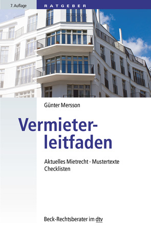 Vermieterleitfaden von Mersson,  Günter