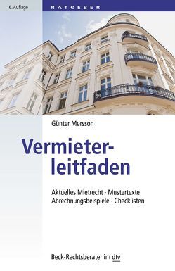 Vermieterleitfaden von Mersson,  Günter