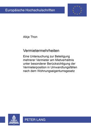 Vermietermehrheiten von Thon,  Alkje