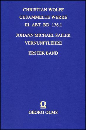 Vernunftlehre von Sailer,  Johann Michael