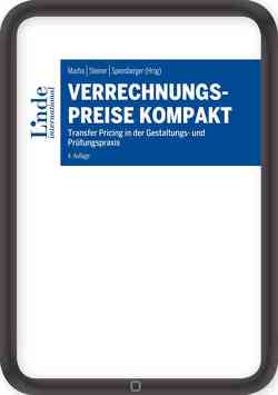 Verrechnungspreise kompakt von Genser,  Lorenz, Hack,  Doris, Haselsteiner,  Sebastian, Haumer,  Silvia, Kallina,  Andreas, Kerstinger,  Eva-Maria, Lachnit,  Helga, Lehner,  Martin, Leopold,  Erich, Macho,  Roland, Manessinger,  Esther, Mantler,  Erwin, Osabal,  Andreas, Schwaiger,  Martin, Spensberger,  Erich, Steiner,  Gerhard, Stieber,  Beatrix, Strauss,  Christian, Taferner,  Manuel, Wolff-Seeger,  Ulrike