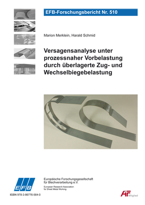 Versagensanalyse unter prozessnaher Vorbelastung durch überlagerte Zug- und Wechselbiegebelastung von Merklein,  Marion, Schmid,  Harald