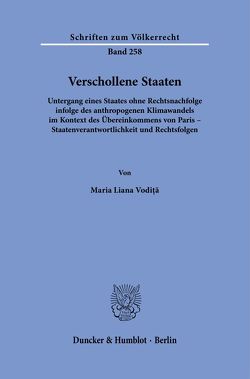 Verschollene Staaten. von Vodiță,  Maria Liana