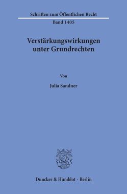 Verstärkungswirkungen unter Grundrechten. von Sandner,  Julia