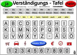 Verständigungs-Tafel – Schreibtafel (laminiert) von Verlag Hawelka