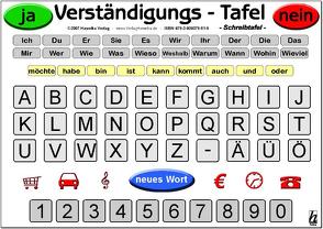 Verständigungs-Tafel – Schreibtafel (laminiert) von Verlag Hawelka