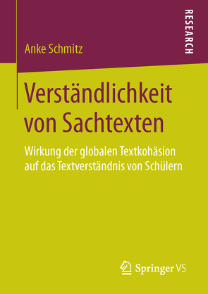 Verständlichkeit von Sachtexten von Schmitz,  Anke