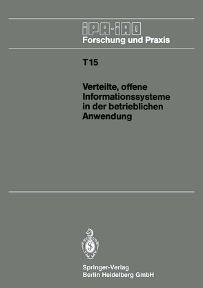 Verteilte, offene Informationssysteme in der betrieblichen Anwendung von Bullinger,  Hans-Jörg