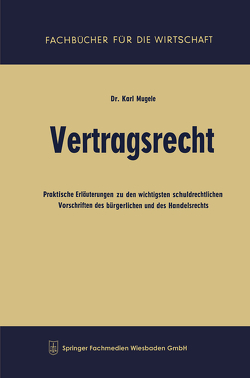 Vertragsrecht von Mugele,  Karl