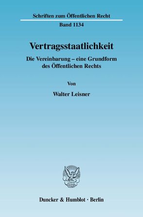 Vertragsstaatlichkeit. von Leisner,  Walter