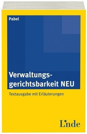 Verwaltungsgerichtsbarkeit NEU von Pabel,  Katharina