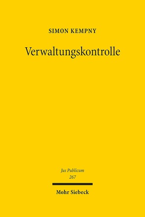 Verwaltungskontrolle von Kempny,  Simon