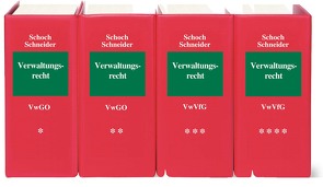 Verwaltungsrecht von Schneider,  Jens-Peter, Schoch,  Friedrich