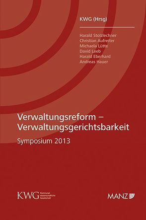 Verwaltungsreform – Verwaltungsgerichtsbarkeit von Kommunalwissenschaftliche Gesellschaft