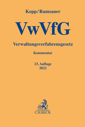 Verwaltungsverfahrensgesetz von Kopp,  Ferdinand O., Ramsauer,  Ulrich, Tegethoff,  Carsten, Wysk,  Peter