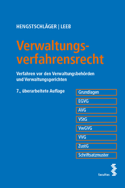 Verwaltungsverfahrensrecht von Hengstschläger,  Johannes, Leeb,  David