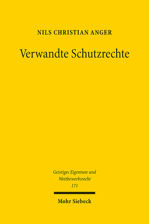 Verwandte Schutzrechte von Anger,  Nils Christian