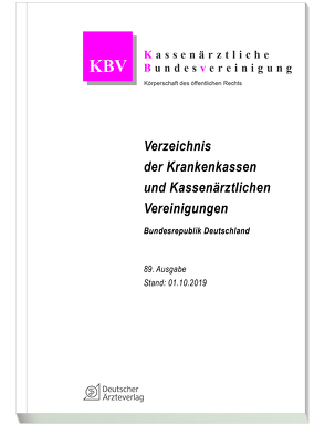 Verzeichnis der Krankenkassen und Kassenärztlichen Vereinigungen