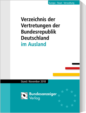 Verzeichnis der Vertretungen der Bundesrepublik Deutschland im Ausland