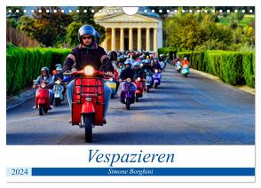 Vespazieren (Wandkalender 2024 DIN A4 quer), CALVENDO Monatskalender von Borghini,  Simone