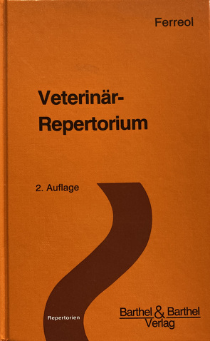 Veterinär-Repertorium von Ferreol,  M.