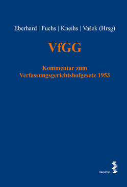 VfGG von Eberhard,  Harald, Fuchs,  Claudia, Kneihs,  Benjamin, Vasek,  Markus