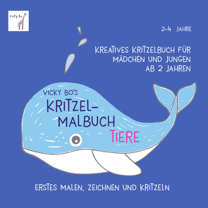 Kritzel-Malbuch ab 2 Jahre – Tiere von Vicky Bo