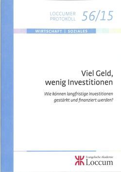 Viel Geld, wenig Investitionen von Brandt,  Arno, Lange,  Joachim