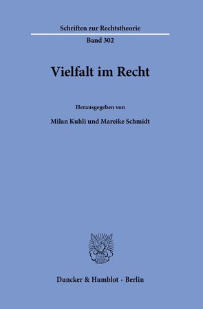 Vielfalt im Recht. von Kuhli,  Milan, Schmidt,  Mareike