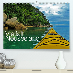 Vielfalt Neuseeland / CH-Version (Premium, hochwertiger DIN A2 Wandkalender 2023, Kunstdruck in Hochglanz) von Schaefer,  Nico