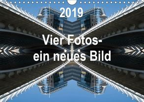 Vier Fotos – ein neues Bild (Wandkalender 2019 DIN A4 quer) von Kanis,  Rolf