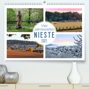 Vier Jahreszeiten, Nieste (Premium, hochwertiger DIN A2 Wandkalender 2021, Kunstdruck in Hochglanz) von Löwer,  Sabine
