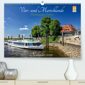 Vier- und Marschlande Hamburgs grüner Südosten (Premium, hochwertiger DIN A2 Wandkalender 2021, Kunstdruck in Hochglanz) von Ohde,  Christian