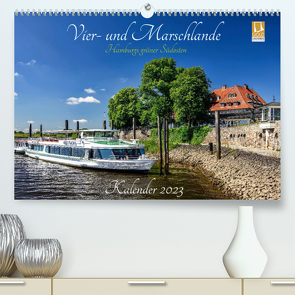 Vier- und Marschlande Hamburgs grüner Südosten (Premium, hochwertiger DIN A2 Wandkalender 2023, Kunstdruck in Hochglanz) von Ohde,  Christian