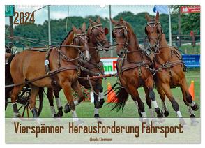 Vierspänner Herausforderung Fahrsport (Wandkalender 2024 DIN A2 quer), CALVENDO Monatskalender von Kleemann,  Claudia