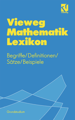 Vieweg Mathematik Lexikon von Kerner,  Otto