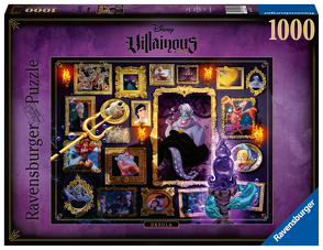 Ravensburger Puzzle 1000 Teile – Disney Villainous Ursula – Die beliebten Charaktere aus Arielle als Puzzle für Erwachsene und Kinder ab 14 Jahren