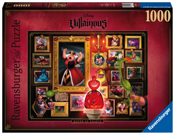 Ravensburger Puzzle 1000 Teile – Disney Villainous Herzkönigin – Die beliebten Charaktere aus Alice im Wunderland als Puzzle für Erwachsene und Kinder ab 14 Jahren