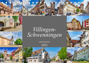 Villingen-Schwenningen Stadtansichten (Tischkalender 2023 DIN A5 quer) von Meutzner,  Dirk