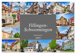 Villingen-Schwenningen Stadtansichten (Tischkalender 2024 DIN A5 quer), CALVENDO Monatskalender von Meutzner,  Dirk